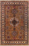 25331- Royal Chobi Ziegler Afghan Hand-Knotted Contemporary/Traditional/Size: 9'1" x 5'10"