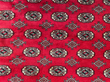 25332-Bokhara Hand-Knotted/Handmade Pakistani Rug/Carpet Tribal/Nomadic Authentic/ Size: 6'3" x 6'2"