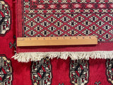 25332-Bokhara Hand-Knotted/Handmade Pakistani Rug/Carpet Tribal/Nomadic Authentic/ Size: 6'3" x 6'2"