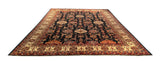 25397-Kazak Hand-Knotted/Handmade Afghan Rug/Carpet Tribal/Nomadic Authentic/ Size: 13’5” x 10’0”