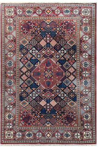 20921-Kashan Hand-Knotted/Handmade Persian Rug/Carpet Traditional Authentic/ Size: 6'9" x 4'6"