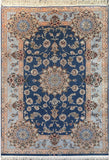 19419-Isfahan Hand-Knotted/Handmade Persian Rug/Carpet Traditional Authentic/ Size: 7'5''x 4'8''