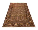 19424 - Tehran Antique  Hand-Knotted/Handmade Persian Rug/Carpet Traditional Authentic/ Size: 6'11"x 4'10"
