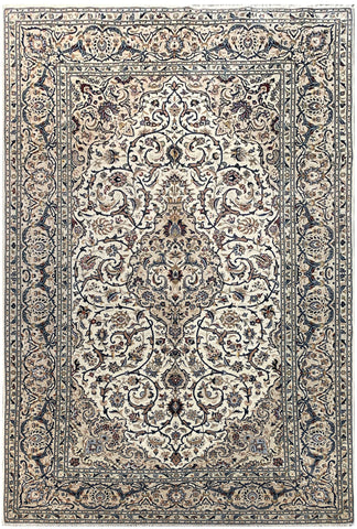 20915-Kashan Hand-Knotted/Handmade Persian Rug/Carpet Traditional Authentic/ Size: 7'2" x 4'5"