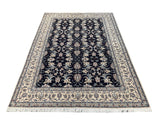 15043 - Nain Persian Hand-Knotted Authentic/Tribal/ Nomadic Carpet/Rug Silk-made/Size: 8'6" x 5'9"