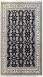 15043 - Nain Persian Hand-Knotted Authentic/Tribal/ Nomadic Carpet/Rug Silk-made/Size: 8'6" x 5'9"