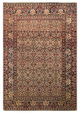 19423-Tehran Antique 1880 Hand-Knotted/Handmade Persian Rug/Carpet Traditional Authentic/ Size: 7'0"x 4'10"