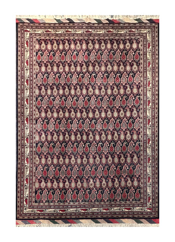 22583-Sarough Hand-Knotted/Handmade Persian Rug/Carpet Traditional Authentic/ Size: 9'6"x 6'7"