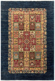 19304-Chobi Ziegler Hand-Knotted/Handmade Afghan Rug/Carpet Tribal/Nomadic Authentic/ Size: 7'7" x 5'9"