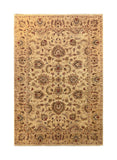20674 -Chobi Ziegler Hand-knotted/Handmade Afghan Rug/Carpet Traditional Authentic/ Size: 7'7" x 5'8"