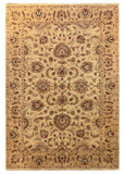 20674 -Chobi Ziegler Hand-knotted/Handmade Afghan Rug/Carpet Traditional Authentic/ Size: 7'7" x 5'8"