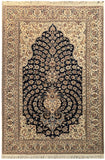 18464-Nain Handmade/Hand-Knotted Rug/Carpet Traditonal Authentic/ Size: 6'9" x 4'2"