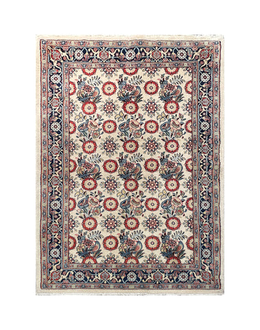 15412-Sarough Hand-Knotted/Handmade Persian Rug/Carpet Traditional/Authentic/ Size: 5'1" x 3'8"