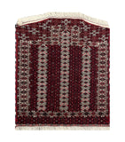 14640 - Turkoman Persian Hand-knotted Antique Authentic/Traditional Nomadic/Tribal Carpet/Rug/ Size: 3'8" x 2'11"