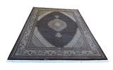 23358- Tabriz Persian Hand-knotted Authentic/Traditional Carpet/Rug Silk-made Signed-piece/Size: 10'0" x 7'7"