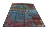 22271 - Indian Hand-knotted/Hand-weaved Rug/Carpet Authentic/Classic/Contemporary/Modern/Size: 9'8" x 8'1"