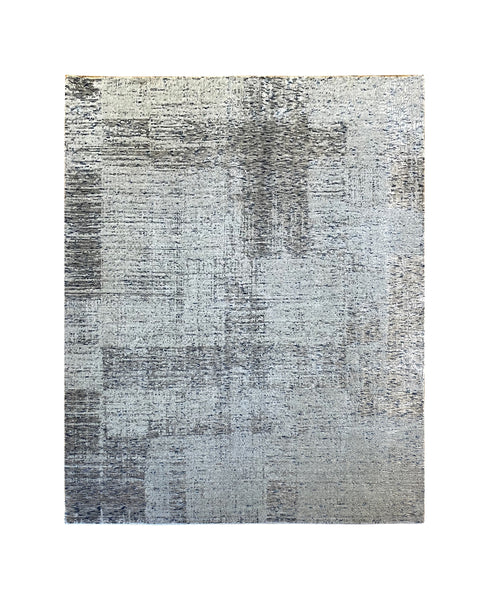 22275 - Indian Hand-knotted/Hand-weaved Rug/Carpet Authentic/Classic/Contemporary/Modern/Size: 9'8" x 7'9"