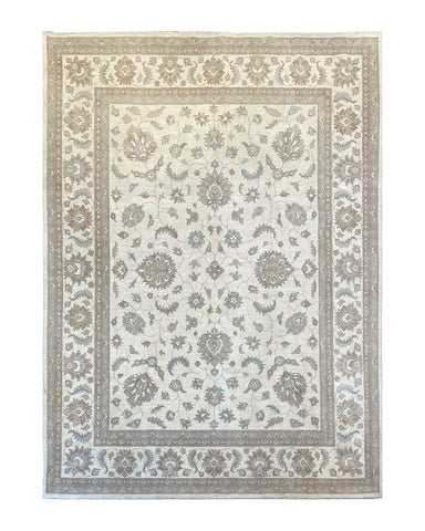 21071-Royal Chobi Ziegler Hand-knotted/Handmade Afghan Rug/Carpet Traditional Authentic/ Size: 11'11" x 8'10"