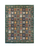 19783-Royal Chobi Ziegler Hand-Knotted/Handmade Afghan Rug/Carpet Traditional Authentic/ Size: 10'9"x 8'2"