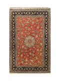 19782-Isfahan Hand-Knotted/Handmade Persian Rug/Carpet Traditional Authentic/ Size: 7'7''x 4'9''