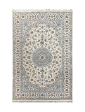 20566-Nain Habibian Hand-Knotted/Handmade  Persian Rug/Carpet Traditional Authentic/ Size: 8'0" x 5'3"