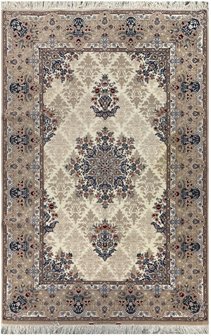20872-Isfahan Hand-Knotted/Handmade Persian Rug/Carpet Traditional Authentic/ Size: 7'9''x 5'0''