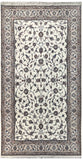 20567-Nain Hand-Knotted/Handmade  Persian Rug/Carpet Traditional Authentic/Size: 8'7" x 5'3"