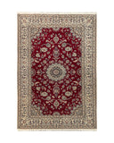 20565-Nain Hand-Knotted/Handmade  Persian Rug/Carpet Traditional Authentic/ Size: 8'0" x 5'0"