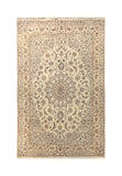14581 - Nain Persian Hand-Knotted Authentic/Traditional Carpet/Rug/ Size: 8'6" x 5'5"