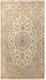 14581 - Nain Persian Hand-Knotted Authentic/Traditional Carpet/Rug/ Size: 8'6" x 5'5"