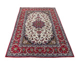 24113-Isfahan Antique( 1930-1940) Hand-Knotted/Handmade Persian Rug/Carpet Traditional Authentic/ Size: 7'9''x 5'4''