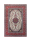 24113-Isfahan Antique( 1930-1940) Hand-Knotted/Handmade Persian Rug/Carpet Traditional Authentic/ Size: 7'9''x 5'4''