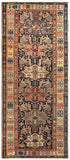 16035-Ghazaf Kazak Antique 1915-1925 Hand-Knotted/Handmade Russian Rug/Carpet Tribal/Nomadic Authentic 9'8" x 4'2"