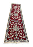 22056 - Nain Hand-Knotted/Handmade Persian Rug/Carpet Traditional Authentic/Size: 10'0" x 2'7"