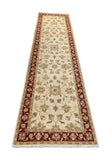 19331-Chobi Ziegler Handmade/Hand-knotted Afghan Rug/Carpet Tribal/Nomadic Authentic/ Size: 10'1" x 2'8"