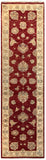 19338-Chobi Ziegler Handmade/Hand-knotted Afghan Rug/Carpet Tribal/Nomadic Authentic/ Size: 10'0" x 2'9"
