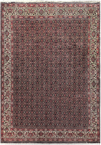 15604-Bidjar Hand-Knotted/Handmade Persian Rug/Carpet Traditional/Authentic/ Size: 9'11"x 6'7"