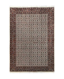 20563-Bidjar Hand-Knotted/Handmade Persian Rug/Wool+Silk Pile/Carpet Traditional Authentic/ Size: 8'6" x 5'8"