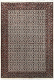 20563-Bidjar Hand-Knotted/Handmade Persian Rug/Wool+Silk Pile/Carpet Traditional Authentic/ Size: 8'6" x 5'8"