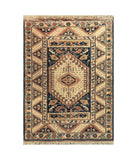 15239-Kars Hand-Knotted/Handmade Turkish Rug/Carpet Tribal/Nomadic Authentic/ Size: 5'0" x 3'3"