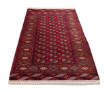 20512-Turkmen Hand-Knotted/Handmade Persian Rug/Carpet Traditional/Authentic/ Size: 6'6" x 4'4"