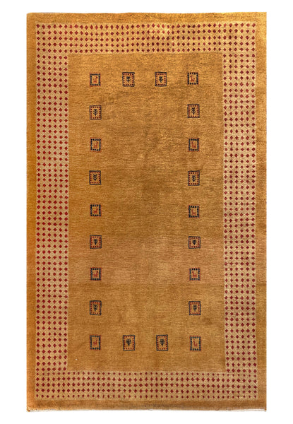 15262-Lori Gabbeh Hand-Knotted/Handmade Persian Rug/Carpet Tribal/Nomadic/Authentic/ Size: 6'4" x 3'10"