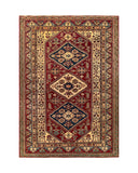 19401-Royal Shirvan Handmade/Hand-knotted Afghan Rug/Carpet Tribal/Nomadic Authentic/ Size: 8'3" x 5'9"