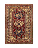 19401-Royal Shirvan Handmade/Hand-knotted Afghan Rug/Carpet Tribal/Nomadic Authentic/ Size: 8'3" x 5'9"
