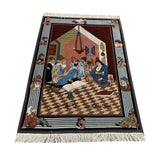 20875-Tabriz Hand-knotted/Handmade Persian Rug/Carpet Traditional Authentic/ Size: 4'10" x 3'4"