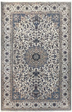 15018 - Nain Persian Hand-Knotted Authentic/Traditional Carpet/Rug Silk-made 10'4" x 6'7"