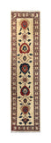 15378-Lori Gabbeh Hand-Knotted/Handmade Persian Rug/Carpet Tribal/ Nomadic/Authentic/ Size: 10'2" x 2'6"