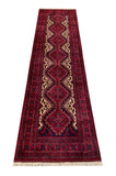 21914-Royal Khal Mohammad Hand-Knotted/Handmade Afghan Rug/Carpet Tribal/Nomadic Authentic/Size 9'8" x 2'8"