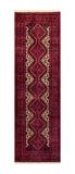 21914-Royal Khal Mohammad Hand-Knotted/Handmade Afghan Rug/Carpet Tribal/Nomadic Authentic/Size 9'8" x 2'8"