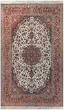 22605-Isfahan (Antique 1920-1930 Seirafian)/Hand-Knotted/Handmade Persian Rug/Carpet Traditional Authentic/ Size: 11'0" x 7'0"